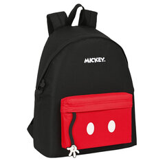 Kooliseljakott Mickey Mouse Clubhouse Mickey mood Punane Must (33 x 42 x 15 cm) цена и информация | Школьные рюкзаки, спортивные сумки | kaup24.ee