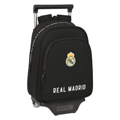 Школьный рюкзак с колесиками Real Madrid C.F. Corporativa,чёрный цена и информация | Школьные рюкзаки, спортивные сумки | kaup24.ee