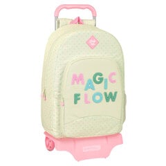 Школьный рюкзак с колесиками Glow Lab Magic flow, бежевый цена и информация | Школьные рюкзаки, спортивные сумки | kaup24.ee
