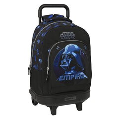 Школьный рюкзак с колесиками Star Wars Digital escape, чёрный, 33 x 45 x 22 см цена и информация | Школьные рюкзаки, спортивные сумки | kaup24.ee