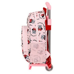 Ratastega koolikott Minnie Mouse Me time Roosa (28 x 34 x 10 cm) цена и информация | Школьные рюкзаки, спортивные сумки | kaup24.ee