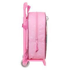 Ratastega koolikott Barbie Girl Roosa (22 x 27 x 10 cm) цена и информация | Школьные рюкзаки, спортивные сумки | kaup24.ee