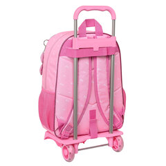 Ratastega koolikott Barbie Girl Roosa (33 x 42 x 14 cm) цена и информация | Школьные рюкзаки, спортивные сумки | kaup24.ee