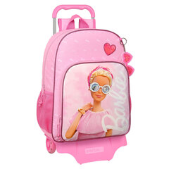 Ratastega koolikott Barbie Girl Roosa (33 x 42 x 14 cm) цена и информация | Школьные рюкзаки, спортивные сумки | kaup24.ee