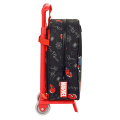 Школьный рюкзак с колесиками Spiderman Hero, чёрный, 22 x 27 x 10 см цена и информация | Школьные рюкзаки, спортивные сумки | kaup24.ee