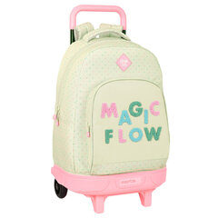 Ratastega koolikott Glow Lab Magic flow Beež (33 x 45 x 22 cm) hind ja info | Koolikotid, sussikotid | kaup24.ee