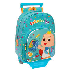 Ratastega koolikott CoComelon Back to class Helesinine (26 x 34 x 11 cm) цена и информация | Школьные рюкзаки, спортивные сумки | kaup24.ee