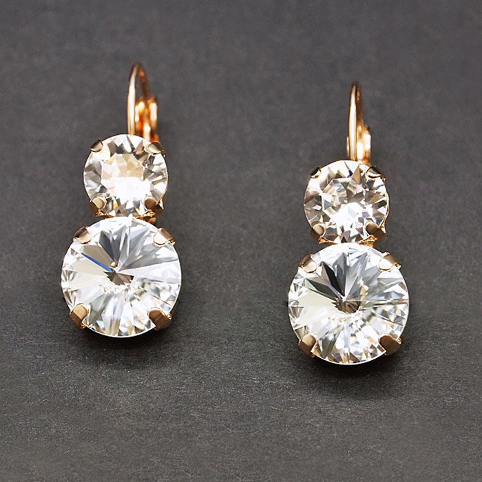 Swarovski kristallidega kaunistatud kõrvarõngad DiamondSky Clarice VIII hind ja info | Kõrvarõngad | kaup24.ee