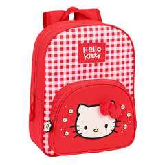 Laste seljakott Hello Kitty Spring Punane (26 x 34 x 11 cm) hind ja info | Koolikotid, sussikotid | kaup24.ee