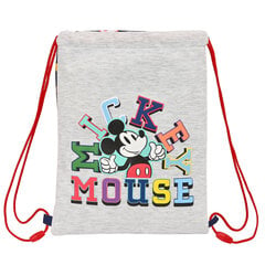 Сумка-рюкзак на веревках Mickey Mouse Clubhouse Only one, тёмно синий, 26 x 34 x 1 см цена и информация | Школьные рюкзаки, спортивные сумки | kaup24.ee