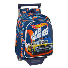 Ratastega koolikott Hot Wheels Speed club Oranž (27 x 33 x 10 cm) hind ja info | Koolikotid, sussikotid | kaup24.ee