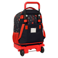 Школьный рюкзак с колесиками Spiderman Hero, чёрный, 33 x 45 x 22 см цена и информация | Школьные рюкзаки, спортивные сумки | kaup24.ee
