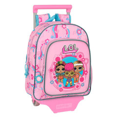 Школьный рюкзак с колесиками LOL Surprise! Glow girl Розовый (28 x 34 x 10 cm) цена и информация | Школьные рюкзаки, спортивные сумки | kaup24.ee