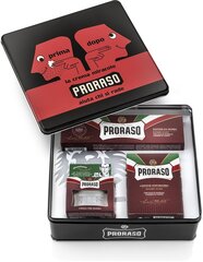 Raseerimiskomplekt Proraso Primadopo meestele: raseerimiseelne näokreem 100 ml + raseerimiskreem 150 ml + raseerimisjärgne näopalsam 100 ml hind ja info | Raseerimisvahendid | kaup24.ee