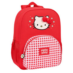 Школьный рюкзак Hello Kitty Spring Красный (33 x 42 x 14 cm) цена и информация | Школьные рюкзаки, спортивные сумки | kaup24.ee