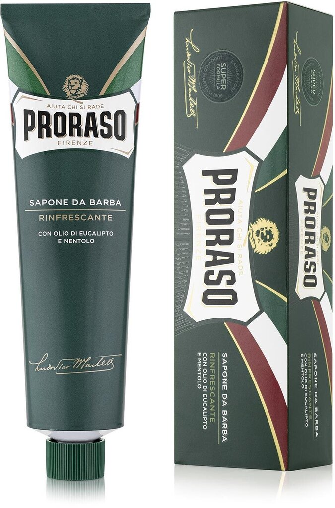 Raseerimiskomplekt Proraso Gino meestele: raseerimiseelne kreem 100 ml + raseerimiskreem 150 ml + raseerimisjärgne näopalsam 100 ml цена и информация | Raseerimisvahendid | kaup24.ee