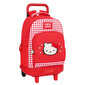 Ratastega koolikott Hello Kitty Spring Punane (33 x 45 x 22 cm) цена и информация | Koolikotid, sussikotid | kaup24.ee