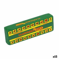 Plastiliin kangides Jovi School 150 g 15 Ühikut Tumeroheline цена и информация | Развивающие игрушки | kaup24.ee