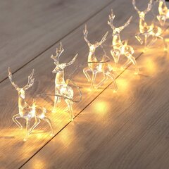 Valguskett DecoKing Reiindeer, 10 LED hind ja info | Jõulutuled | kaup24.ee