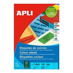 Этикетки для принтера Apli цена и информация | Канцелярские товары | kaup24.ee