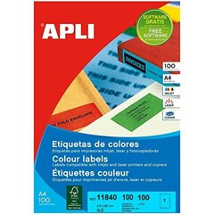 Sildiprinter Apli 100 Lehed 210 x 297 mm цена и информация | Канцелярские товары | kaup24.ee