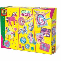 Образовательный набор SES Creative Glitter unicorns 3 in 1 цена и информация | Развивающие игрушки и игры | kaup24.ee