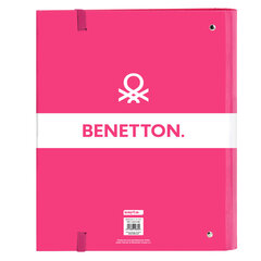 Rõngaskiirköitja Benetton Raspberry Fuksiaroosa (27 x 32 x 3.5 cm) цена и информация | Канцелярские товары | kaup24.ee
