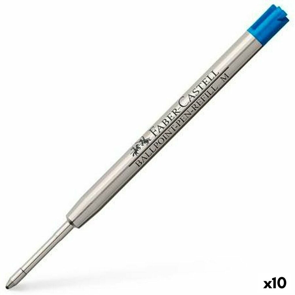 Varuosad Faber-Castell 148741 Sulepea Sinine 10 Ühikut hind ja info | Kirjutusvahendid | kaup24.ee