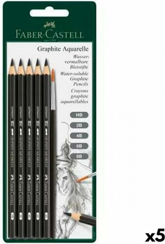 Pliiatsi Komplekt Faber-Castell Akvarell 5 Ühikut цена и информация | Kirjutusvahendid | kaup24.ee