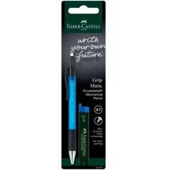 Pliiatsisüsi Hoidja Faber-Castell Grip Matic Sinine 0,7 mm (10 Ühikut) цена и информация | Письменные принадлежности | kaup24.ee