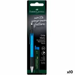 Pliiatsisüsi Hoidja Faber-Castell Grip Matic Sinine 0,7 mm (10 Ühikut) цена и информация | Письменные принадлежности | kaup24.ee