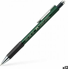 Pliiatsisüsi Hoidja Faber-Castell Grip 1345 Roheline 0,5 mm (12 Ühikut) hind ja info | Kirjutusvahendid | kaup24.ee