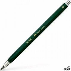 Pliiatsisüsi Hoidja Faber-Castell Tk 9400 3 3,15 mm Roheline (5 Ühikut) hind ja info | Kirjutusvahendid | kaup24.ee