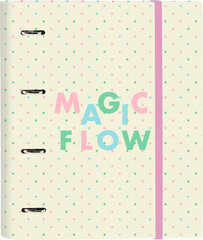 Rõngaskiirköitja Glow Lab Magic flow Beež (27 x 32 x 3.5 cm) hind ja info | Kirjatarbed | kaup24.ee