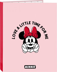 Rõngaskiirköitja Minnie Mouse Me time Roosa A4 (26.5 x 33 x 4 cm) hind ja info | Kirjatarbed | kaup24.ee