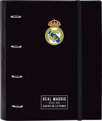 Rõngaskiirköitja Real Madrid C.F. Corporativa Must (27 x 32 x 3.5 cm) цена и информация | Канцелярские товары | kaup24.ee