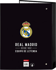 Rõngaskiirköitja Real Madrid C.F. Corporativa Must A4 (26.5 x 33 x 4 cm) hind ja info | Kirjatarbed | kaup24.ee