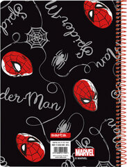 Märkmik Spiderman Hero Must 80 Lehed A5 цена и информация | Тетради и бумажные товары | kaup24.ee