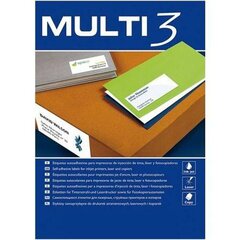 Kleebised/Sildid MULTI 3 52,5 x 29,7 mm 500 Lehed A4 цена и информация | Тетради и бумажные товары | kaup24.ee