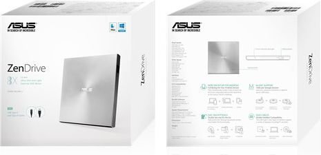 Asus ZenDrive U9M (SDRW-08U9M-U) hind ja info | Optilised seadmed | kaup24.ee