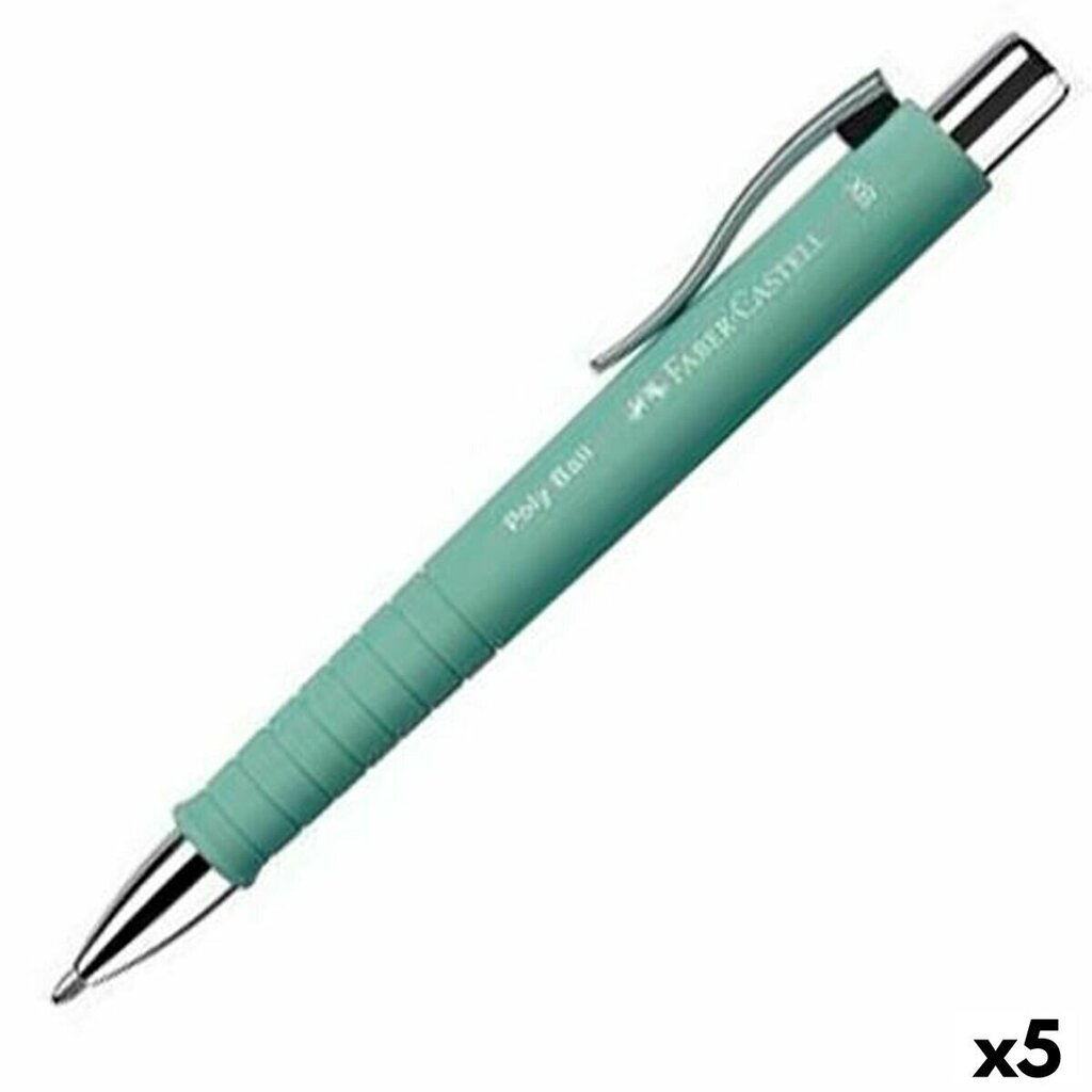 Sulepea Faber-Castell Poly Ball XB Sinine Roheline Kula 5 Ühikut hind ja info | Kirjatarbed | kaup24.ee