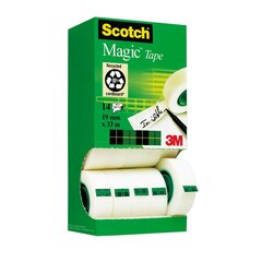 Kleeplint Scotch Magic 14 Ühikut (19 mm x 33 m) hind ja info | Kirjatarbed | kaup24.ee