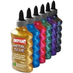 Kiirliim INSTANT Metal Glue Mitmevärviline 6 Ühikut hind ja info | Kirjatarbed | kaup24.ee