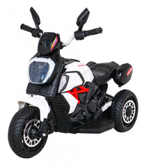 Электрический мотоцикл Fast Tourist, белый цена и информация | Электромобили для детей | kaup24.ee