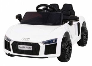 Электромобиль Audi R8, белый цена и информация | Электромобили для детей | kaup24.ee