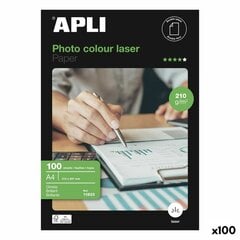 Läikiv Fotopaber Apli Laser 100 Lehed Kahesuunaline A4 160 g/m2 цена и информация | Канцелярские товары | kaup24.ee