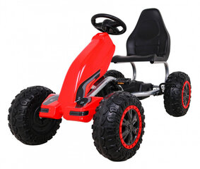 Картинг с педалями Go-Kart Strong, красный цена и информация | Игрушки для мальчиков | kaup24.ee