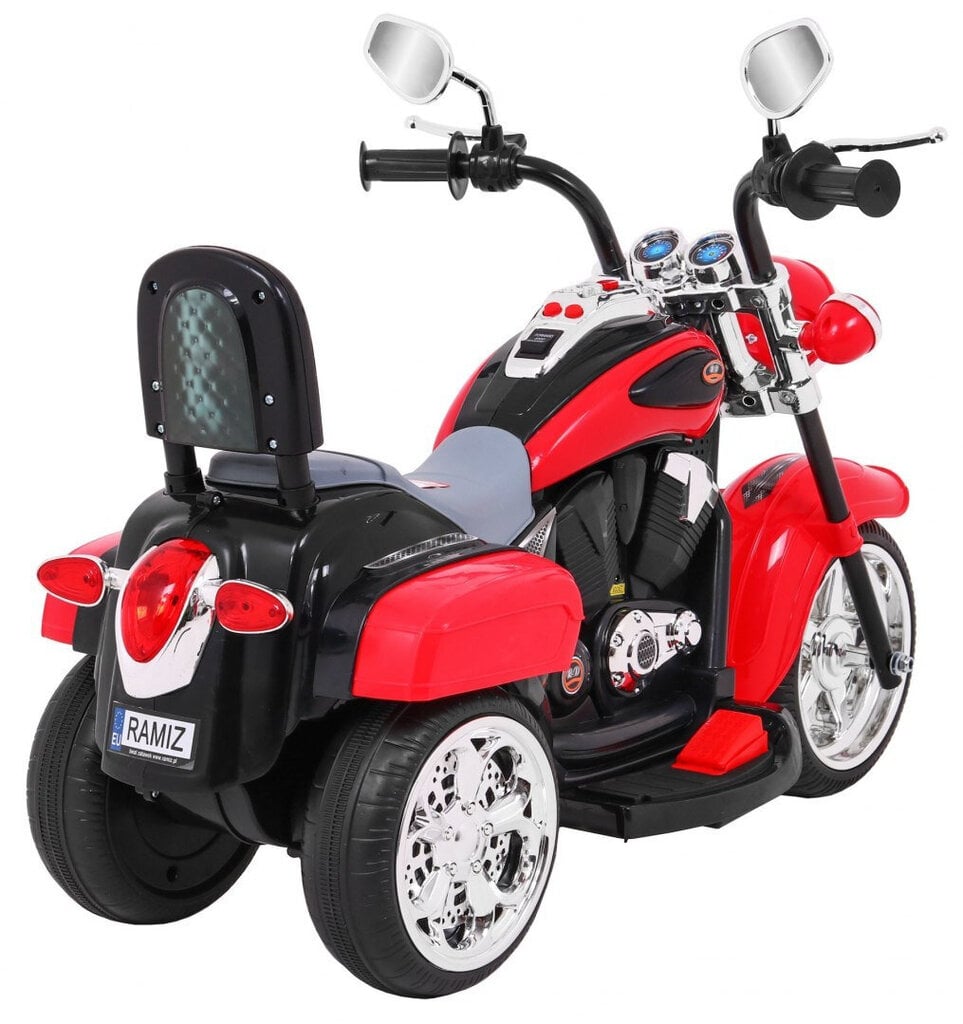 Elektriline kolmerattaline jalgratas Chopper NightBike, punane hind ja info | Laste elektriautod | kaup24.ee