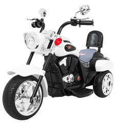 Elektriline kolmerattaline jalgratas Chopper NightBike, valge hind ja info | Laste elektriautod | kaup24.ee