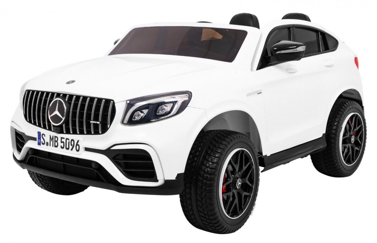 Mercedes Benz GLC 63S ühekohaline elektriauto, valge hind ja info | Laste elektriautod | kaup24.ee